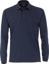 Casa Moda - Polo LS Donkerblauw - Regular-fit - Heren Poloshirt Maat XL