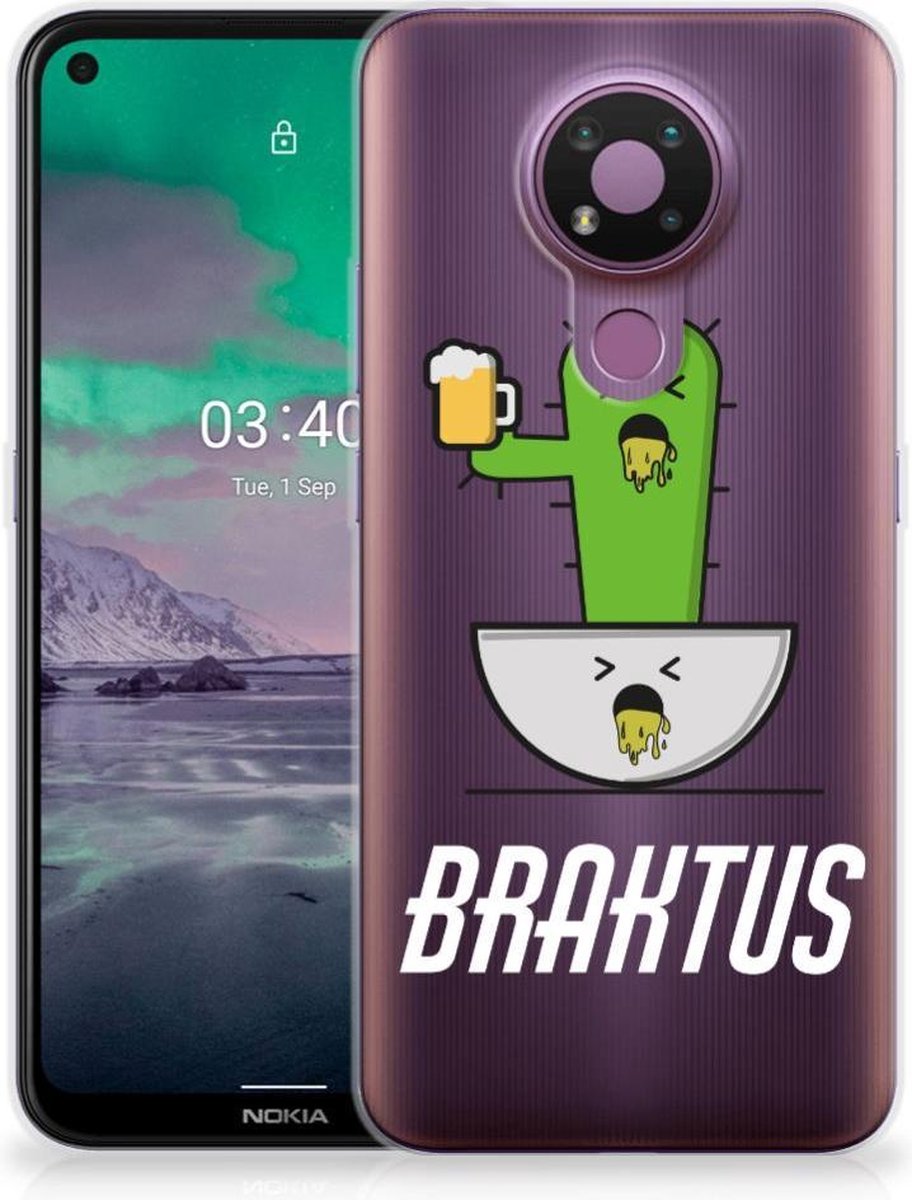 Nokia 3.4 Telefoonhoesje met Naam Braktus