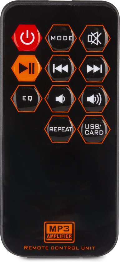 Karaoke versterker - Fenton AV344 karaoke set versterker met Bluetooth, ingebouwde accu en mp3 speler - 2x 50W - Fenton