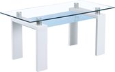 Eettafel Eline 160x80 - hoogglans wit