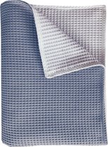 BINK Bedding wiegdeken Pique (Wafel) dubbelzijdig dusty/wit 75 x 100 cm