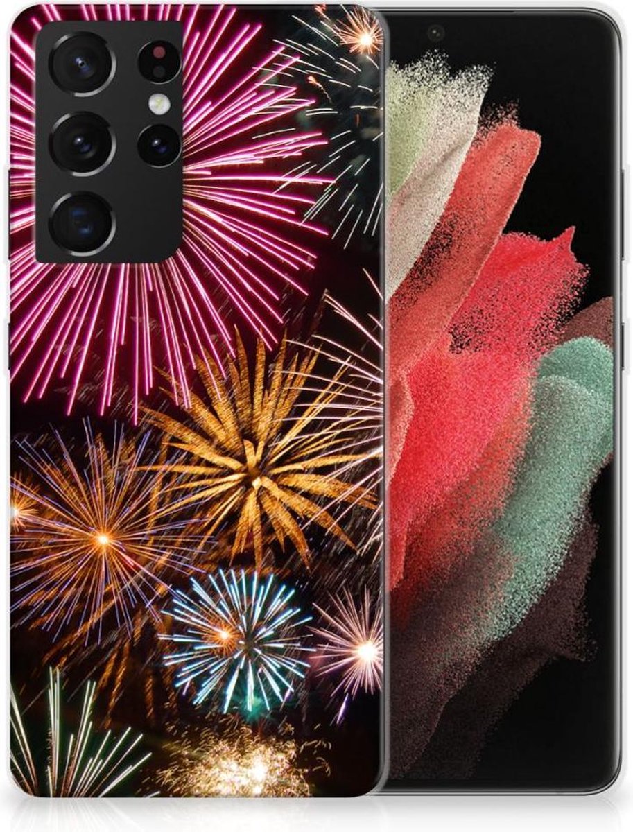 Samsung Galaxy S21 Ultra Silicone Back Cover Vuurwerk