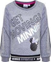 Minnie Mouse - Longsleeve - Grijs - 116cm - 6 jaar