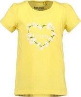 Blue Seven - meisjes t-shirt - geel - Maat 98