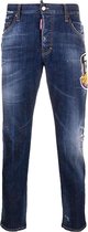 Dsquared2 - Heren Jeans Icon Skater Jeans - Blauw - Maat 44