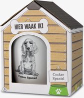 Mok - Hond - Cadeau - Cocker Spaniel - Gevuld met een snoepmix - In cadeauverpakking met gekleurd lint