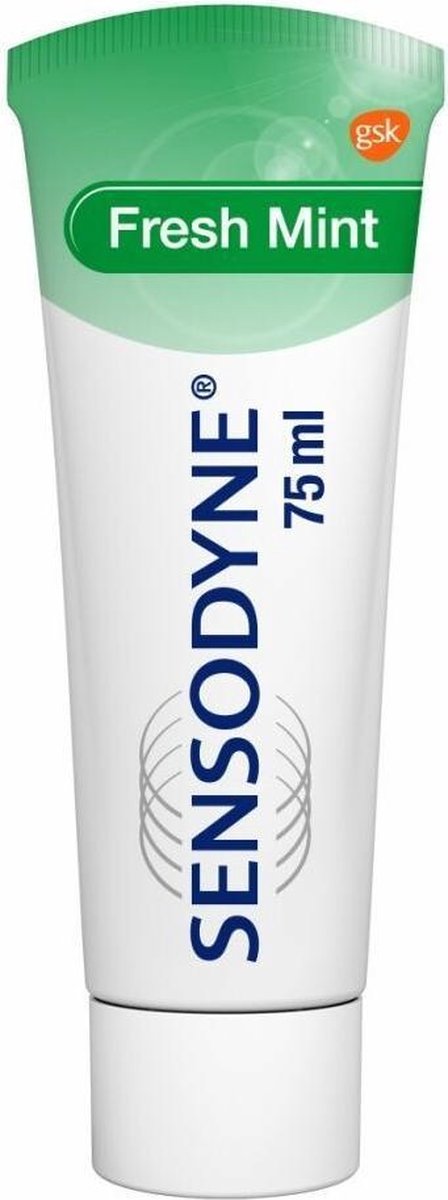 4x Sensodyne Tandpasta Fresh Mint 75 ml