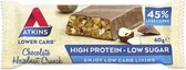 Atkins Advantage Chocolade Hazelnoot Crunch Reep - 60 gr - Snack