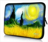 Tablet hoes / laptophoes 10,1 inch schilderij abstract - Sleevy - laptop sleeve - laptopcover - Sleevy Collectie 250+ designs - tablet sleeve