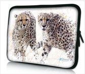Laptophoes 15,6 inch luipaarden - Sleevy - laptop sleeve - laptopcover - Sleevy Collectie 250+ designs