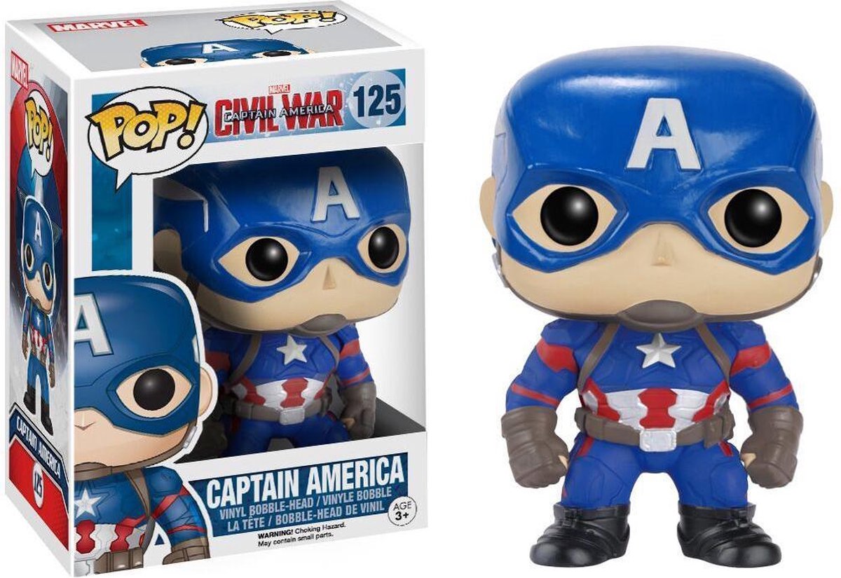 MARVEL - POP Vynil 125 Captain America Civil War ! - Onbekend