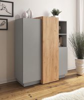 Dressoir Dancer - Grijs - Eiken - 110 cm