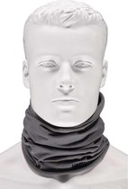 Grijze thermo fleece sjaal/shawl voor volwassenen - Multifunctionele morf sjaal - Warme gezichtsbedekker/windvanger - Nekwarmers