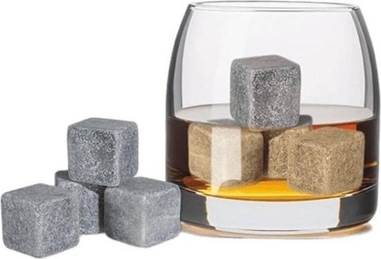 12x Whiskey/whisky stenen 2,5 cm - Whiskeystenen/whiskystenen - Cadeau voor de liefhebber 12x Whiskey/whisky stenen 2,5 cm - Whiskeystenen/whiskystenen - Cadeau voor de liefhebber