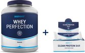 Body & Fit Proteïne Bundel – Whey Perfection Eiwitshake Banaan - 2268 gram (81 shakes) + Clean Protein Bars Cookie Dough Amandel - 12 Eiwitrepen