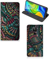 Telefoontasje Xiaomi Redmi Note 9 Smart Cover Aztec