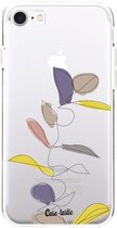 Casetastic Apple iPhone 7 / iPhone 8 / iPhone SE (2020) Hoesje - Softcover Hoesje met Design - Winter Leaves Print