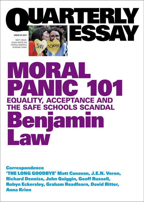 Quarterly Essay 67 - Quarterly Essay 67 Moral Panic 101 - cover