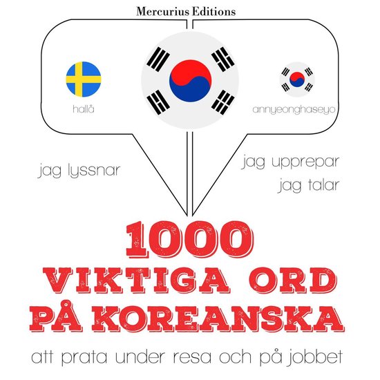 1000 viktiga ord på koreanska - cover