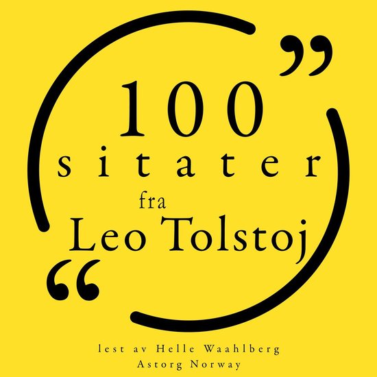 100 sitater fra Leo Tolstoj - cover