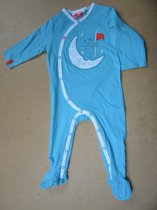 noukie's pyjama jerse , turquoise , nouky maan 6 maand  68