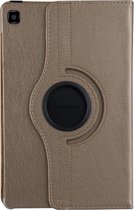 Samsung Tab S6 Lite Goud Book Case Tablethoes - 360 graden draaibaar