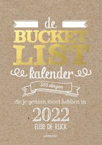 Omslag Bucketlist - De Bucketlist scheurkalender 2022