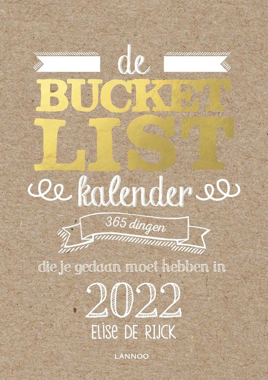 Omslag van Bucketlist - De Bucketlist scheurkalender 2022