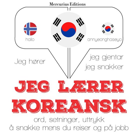 Jeg lærer koreansk - cover