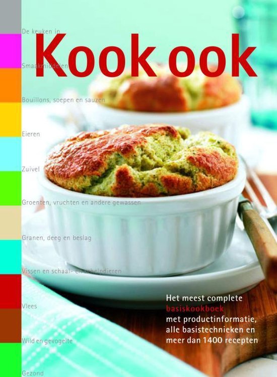 Cover van het boek 'Kook Ook, druk 8' van Irene van Blommestein en José van Mil
