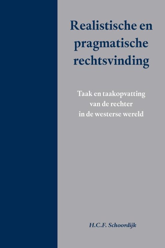 Realistische en pragmatische rechtsvinding - cover