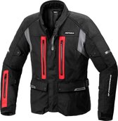 Spidi Traveler 3 Black Red Motorcycle Jacket - Maat XL