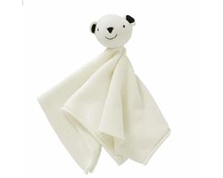 Fresk Knuffeldoekje – Tutpoppetje - Kraamcadeau voor Jongens en Meisjes - Baby Cadeau - Ecru - Polar Bear