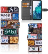 Wallet Book Case Samsung Galaxy S20FE GSM Hoesje Kentekenplaten