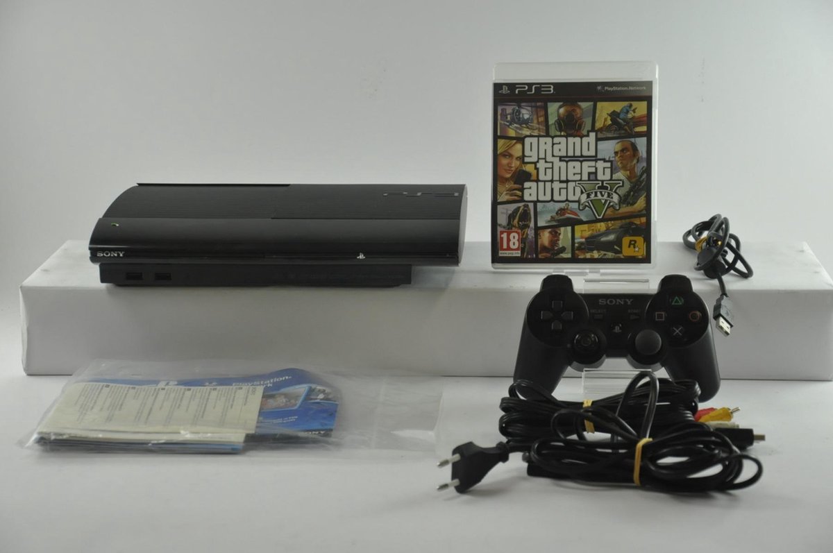 Sony PlayStation 3 Console 500GB Super Slim + 1 Wireless Dualshock 3  Controller +... | bol