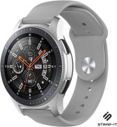 Siliconen Smartwatch bandje - Geschikt voor  Samsung Galaxy Watch sport band 45mm / 46mm - grijs - Strap-it Horlogeband / Polsband / Armband