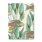 Creative Lab Amsterdam stationery - Notitieboek - Parrot Fish design - A5 formaat