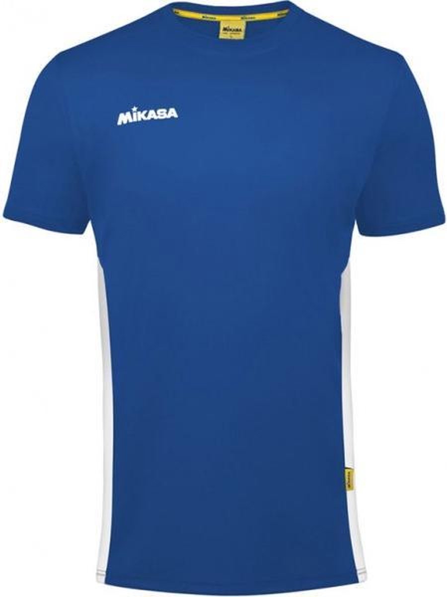 Mikasa Kacao Shirt Unisex - Blauw / Wit - maat L - Mikasa
