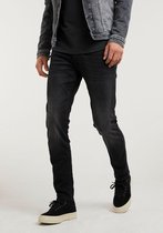 Chasin' Jeans Slim-fit jeans Crown Rix Zwart Maat W32L34