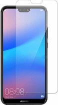 Tempered Glass - Screenprotector Huawei P20 Lite (5.84) - Glasplaatje Transparant