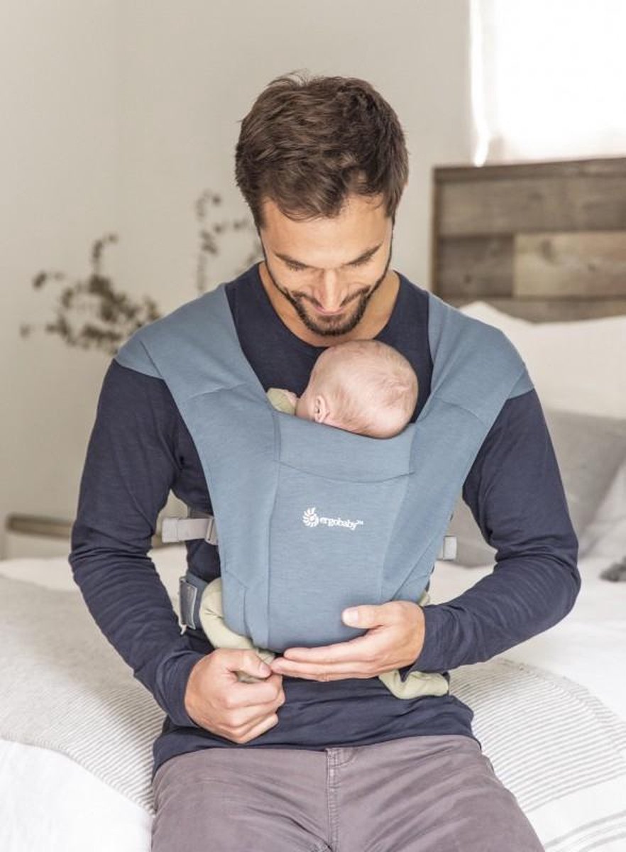 Ergobaby Embrace Draagzak Baby - Oxford Blue – foto 3