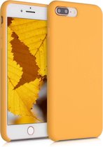 kwmobile telefoonhoesje voor Apple iPhone 7 Plus / 8 Plus - Hoesje met siliconen coating - Smartphone case in mango