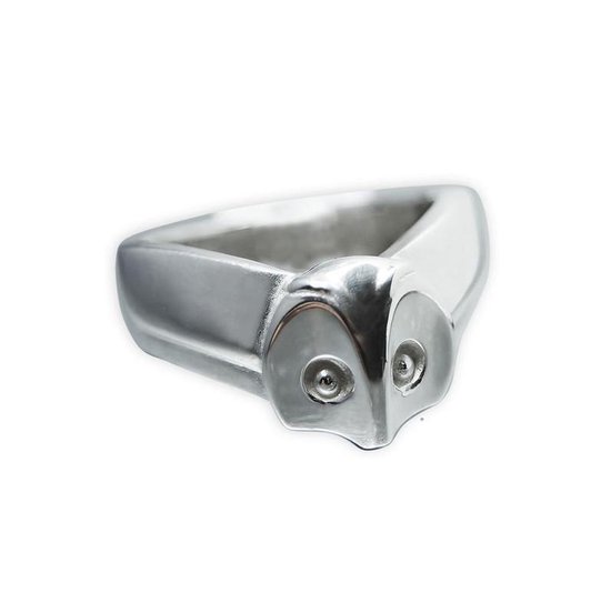 AuBor ®. Zilveren ring. De uil 