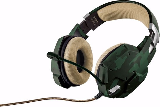 Trust GXT 322C Carus Gaming Headset - Camouflage - PS4, PS5 en PC - Trust