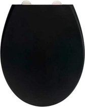 Wenko Wc-bril Ikaria 37,5 X 41,5 Cm Duroplast Zwart