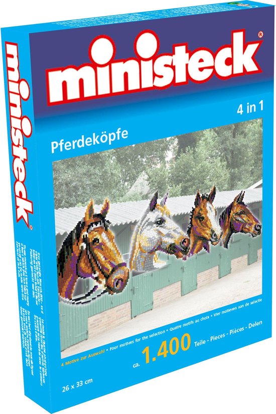 Foto: Ministeck paardenhoofden 4 in 1