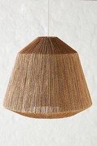 Jute Touw Hanglamp - Handgemaakt - Naturel - ⌀41 cm