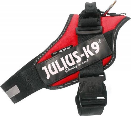 Julius-k9 idc power harnas 0 Rood M-L/58-76CM