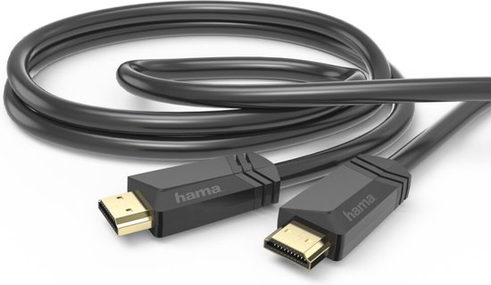 Verwarren bijlage ontsnapping uit de gevangenis Hama Ultra High-speed HDMI™-kabel Connector - Connector 8K Verguld 2,0 M |  bol.com