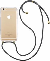 Backcover Shockproof - Hoesje met Koord - TPU + PC - Telefoonhoesje voor Apple iPhone SE 2020/8/7 - Transparant